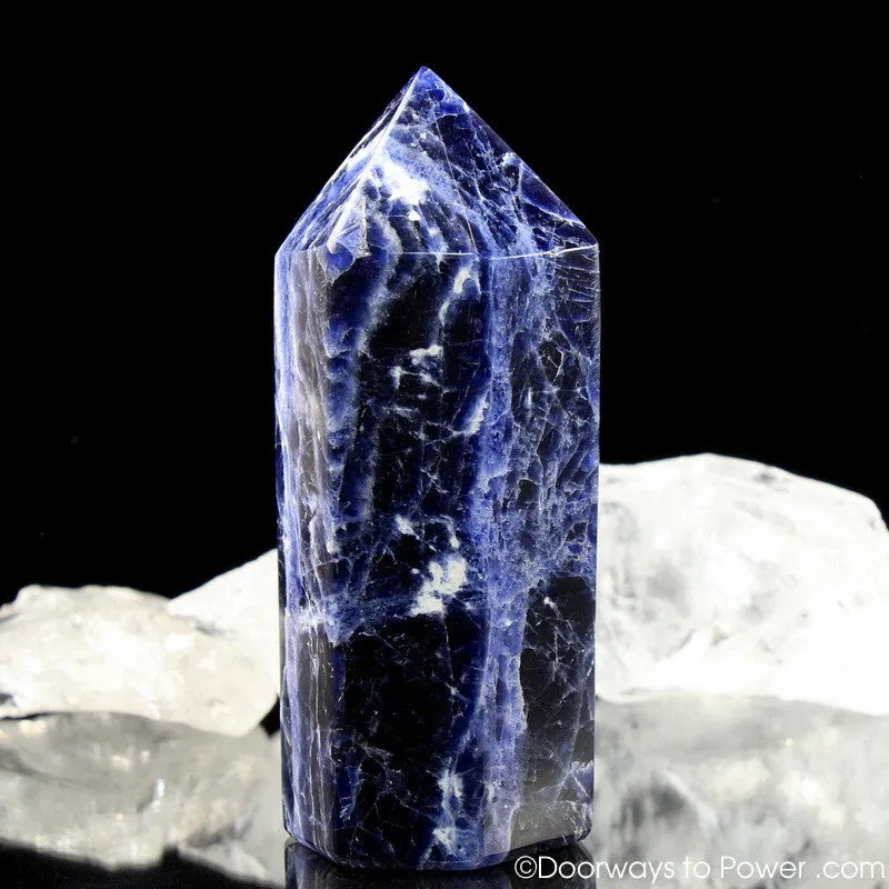 John of God Soldalite Generator Point Crystal