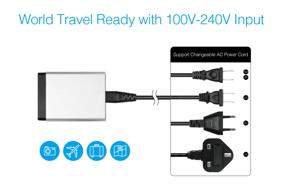 Just Mobile - Alu Charge Multi Port Charger