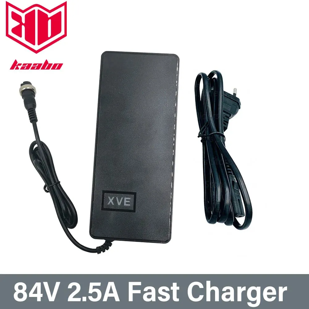 KAABO Wolf King 84V 1.5A Original Charger Suif For Wolf King  Wolf King GT  Pro 72V 1.5A Scooter Parts 84V 2.5A Fast Charger