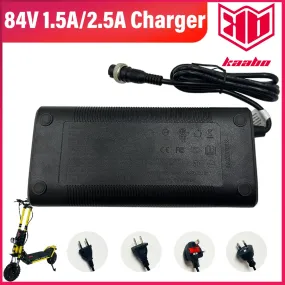 KAABO Wolf King 84V 1.5A Original Charger Suif For Wolf King  Wolf King GT  Pro 72V 1.5A Scooter Parts 84V 2.5A Fast Charger