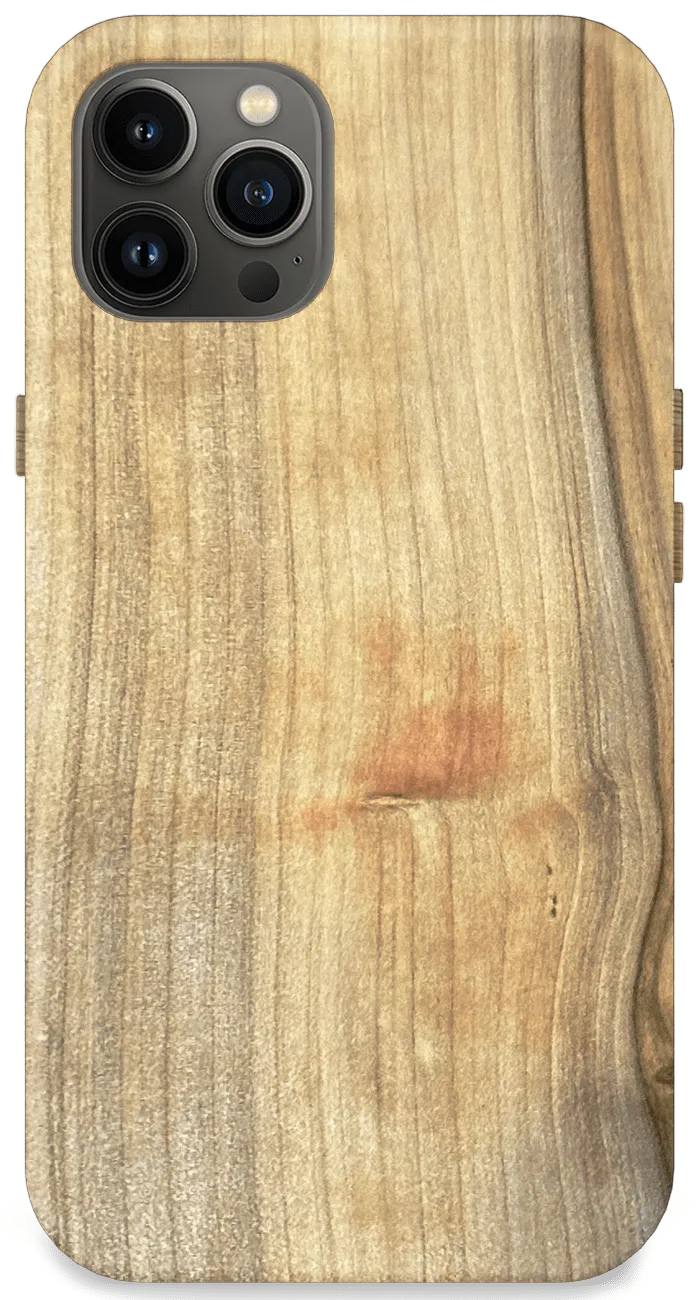 Kerf Select Sweetgum Wood Phone Case