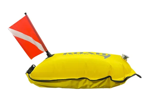 Koah Drybag Float with Flag 14x25in   Bonus Cell Case