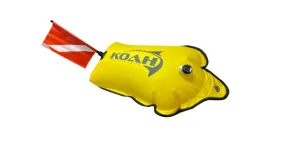 Koah Drybag Float with Flag 14x25in   Bonus Cell Case