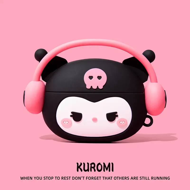 Kuromi My Melody Silicone AirPods Earphone Case SK494