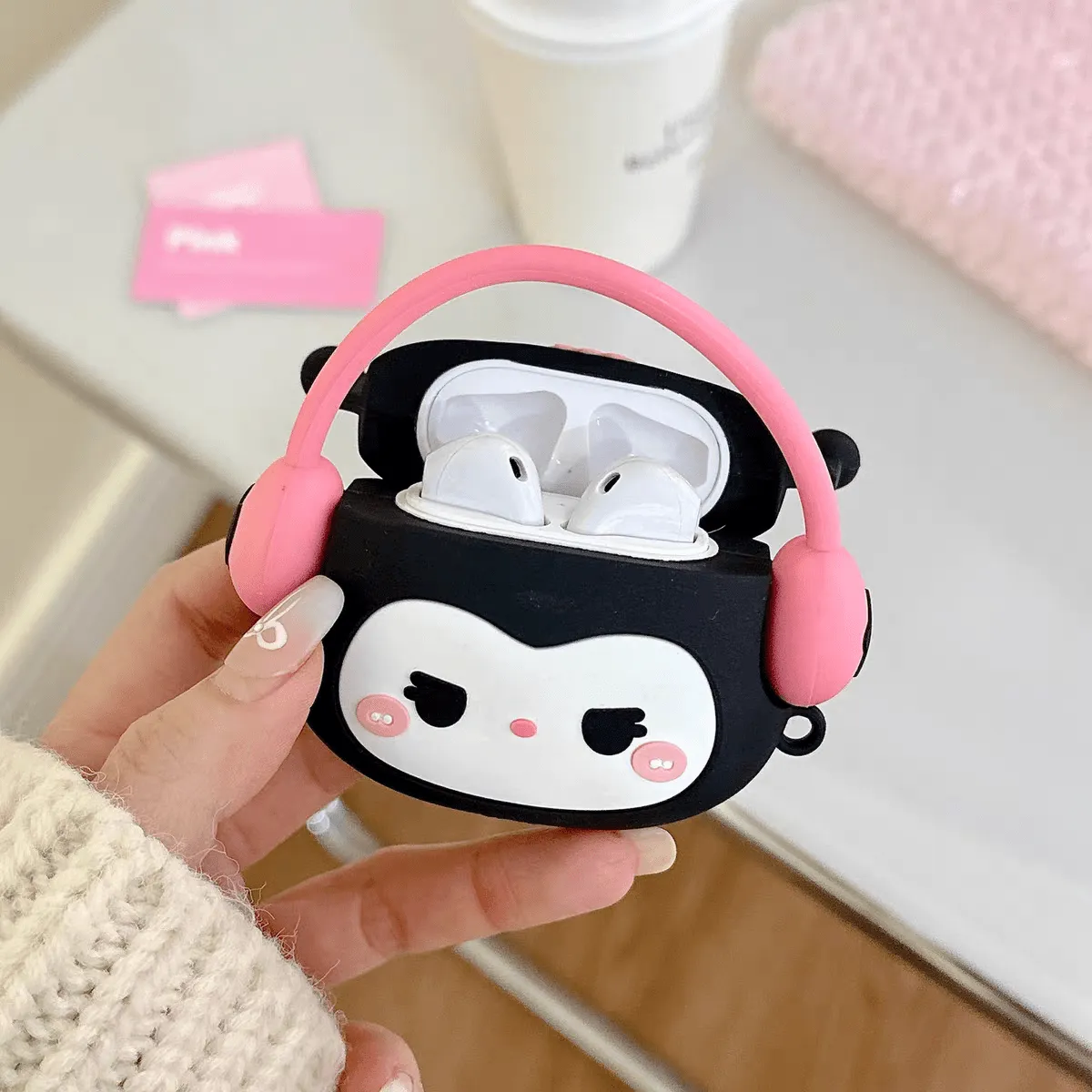 Kuromi My Melody Silicone AirPods Earphone Case SK494