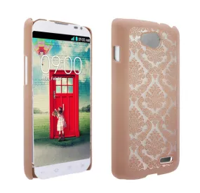 L90 | Optimus L90 | D405 Case, Ultra Slim Damask Vintage Case Cover - Gold