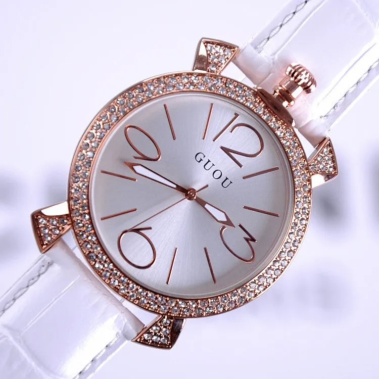 Large Numbers Scale Women's Watch