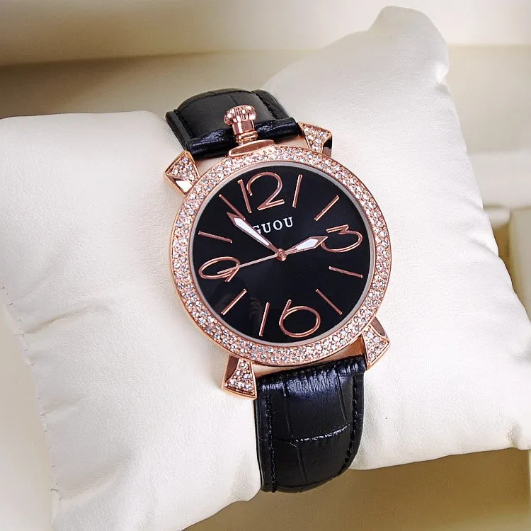 Large Numbers Scale Women's Watch