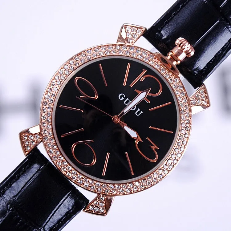 Large Numbers Scale Women's Watch