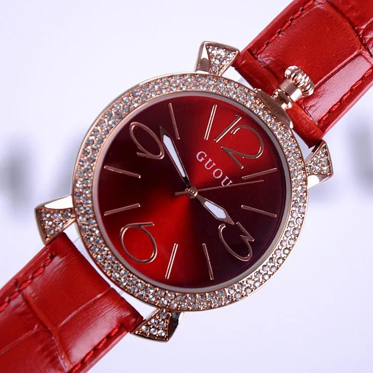 Large Numbers Scale Women's Watch