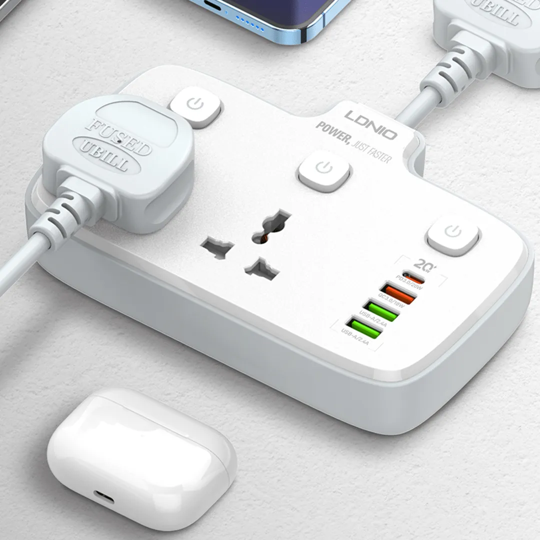 LDNIO Power Expansion Socket with Auto ID