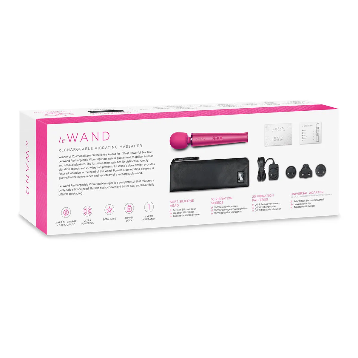 Le Wand Massager In Magenta