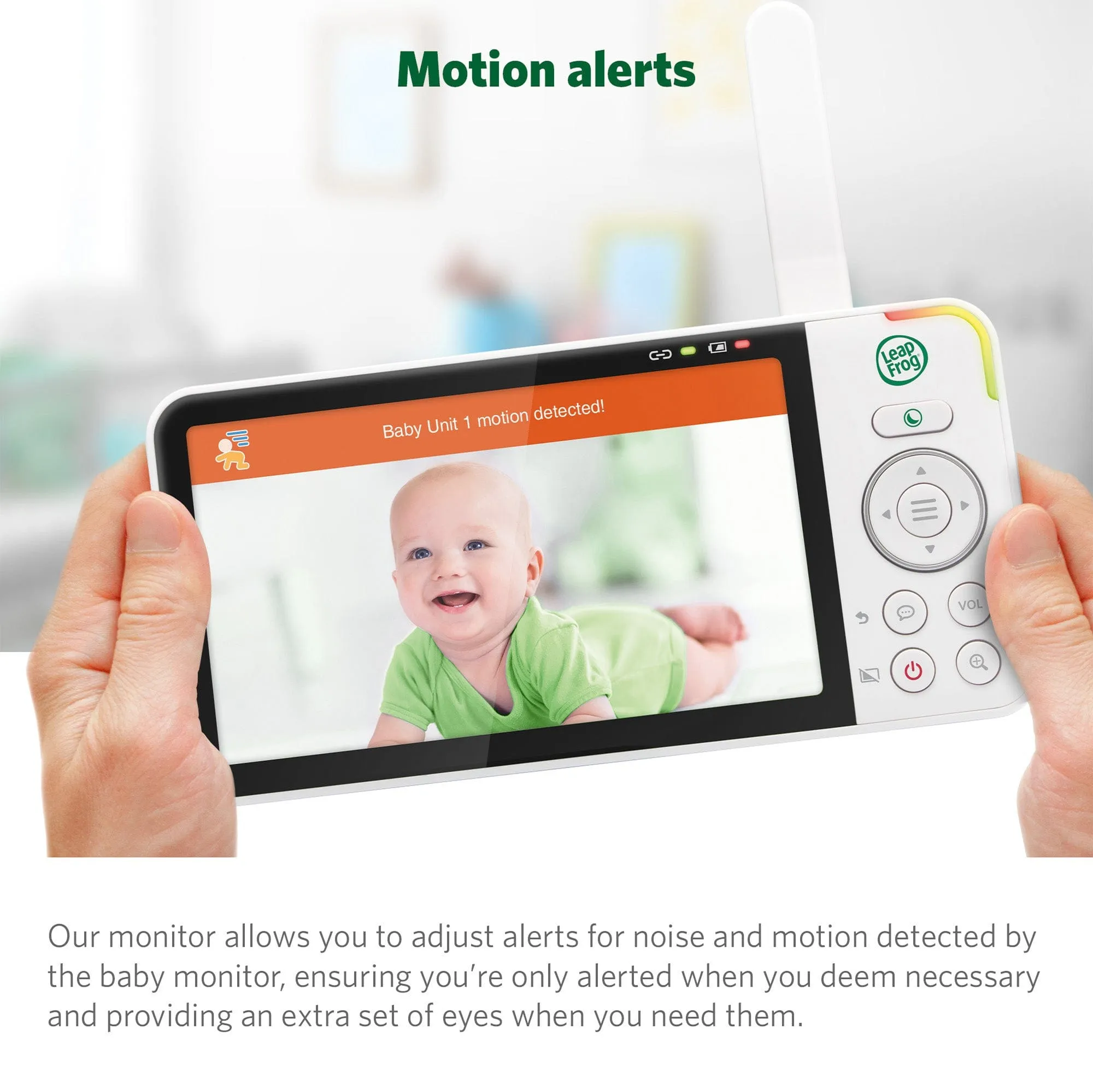 LeapFrog LF915HD 5" Video Baby Monitor with Colour Night Vision - White