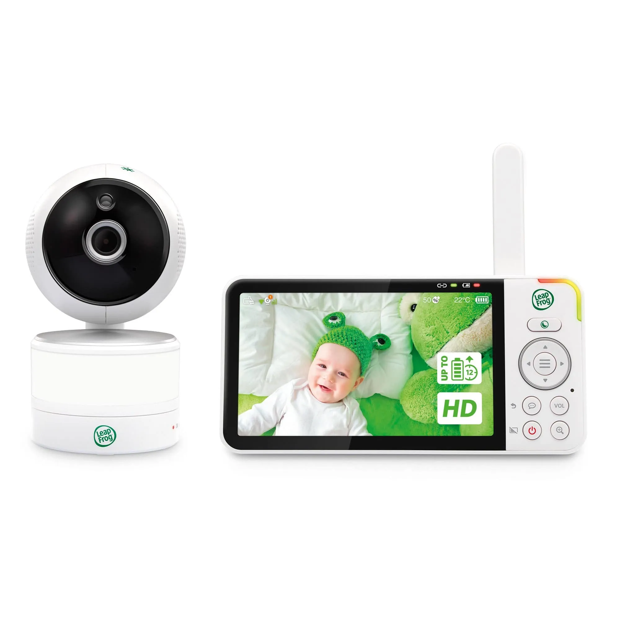 LeapFrog LF915HD 5" Video Baby Monitor with Colour Night Vision - White