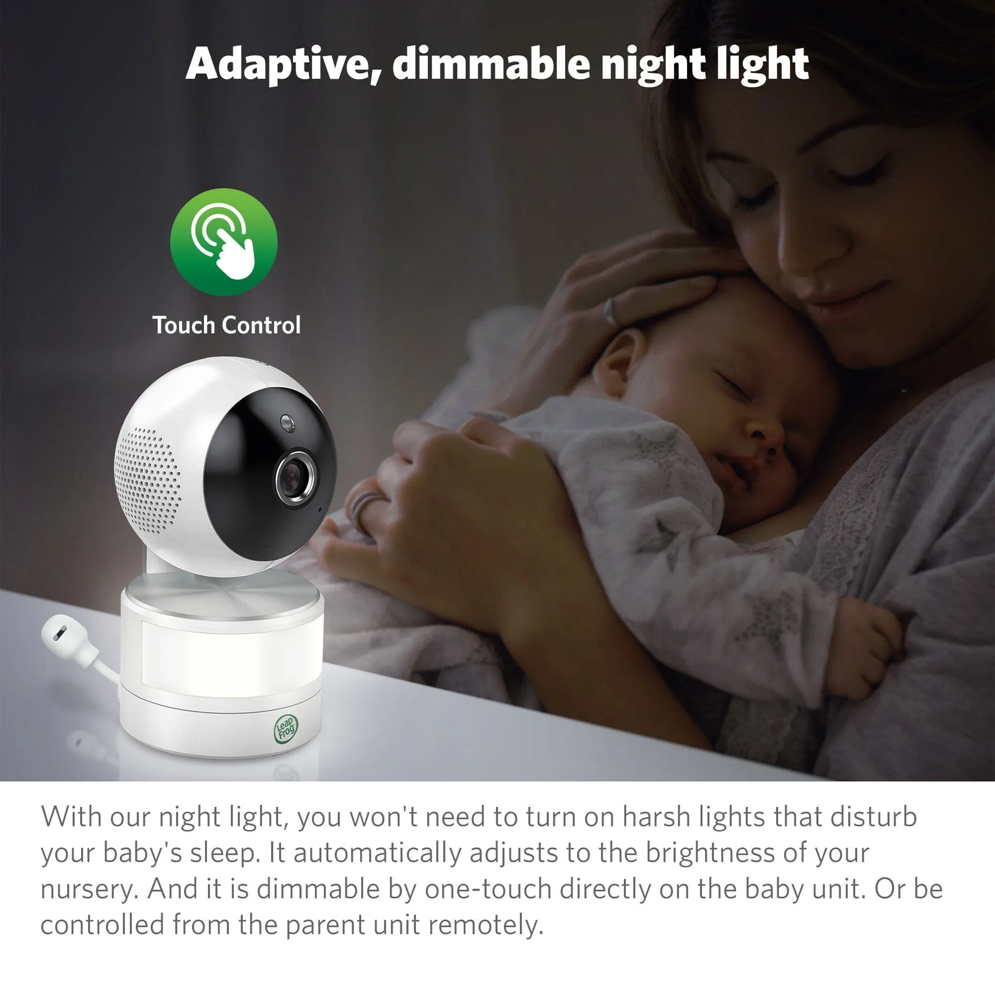 LeapFrog LF915HD 5" Video Baby Monitor with Colour Night Vision - White