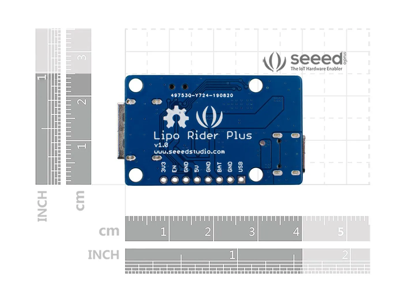 Lipo Rider Plus (Charger/Booster) - 5V/3A USB Type C