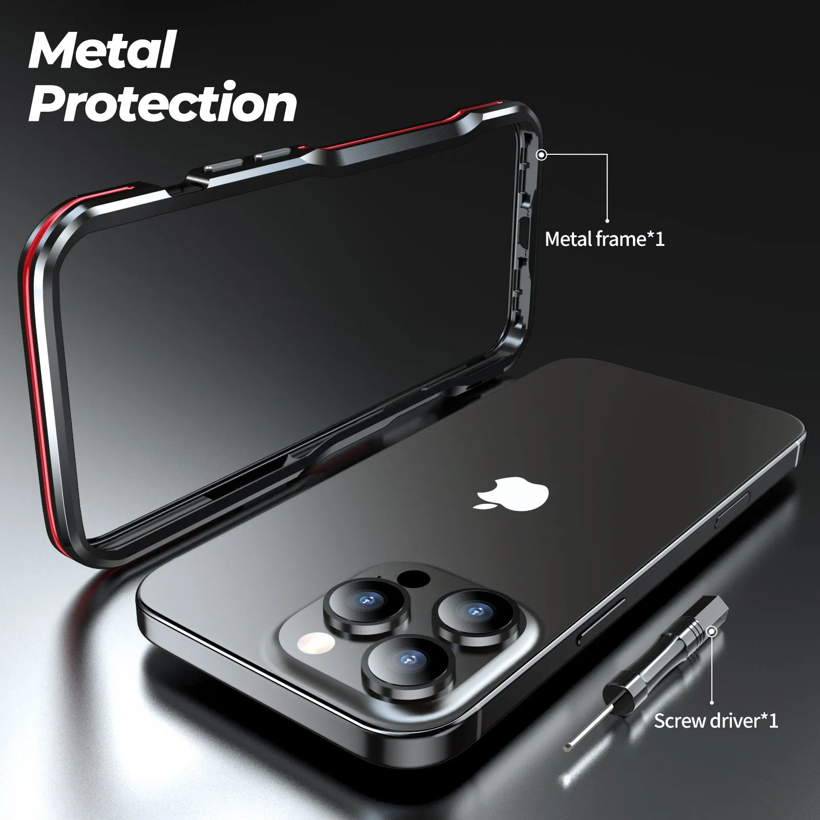 Luphie Bicolor Incisive Sword Slim Light Aluminum Bumper Metal Shell Case