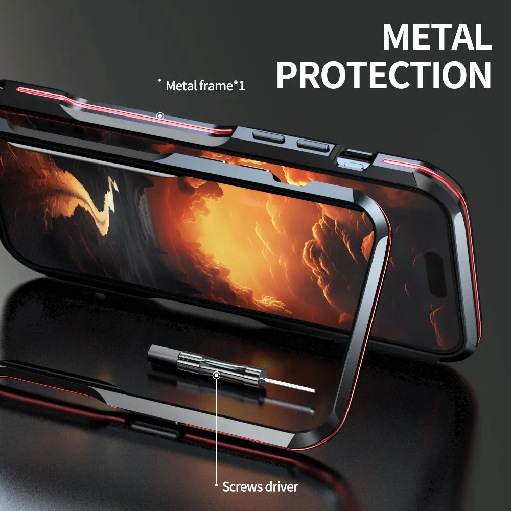 Luphie Bicolor Incisive Sword Slim Light Aluminum Bumper Metal Shell Case