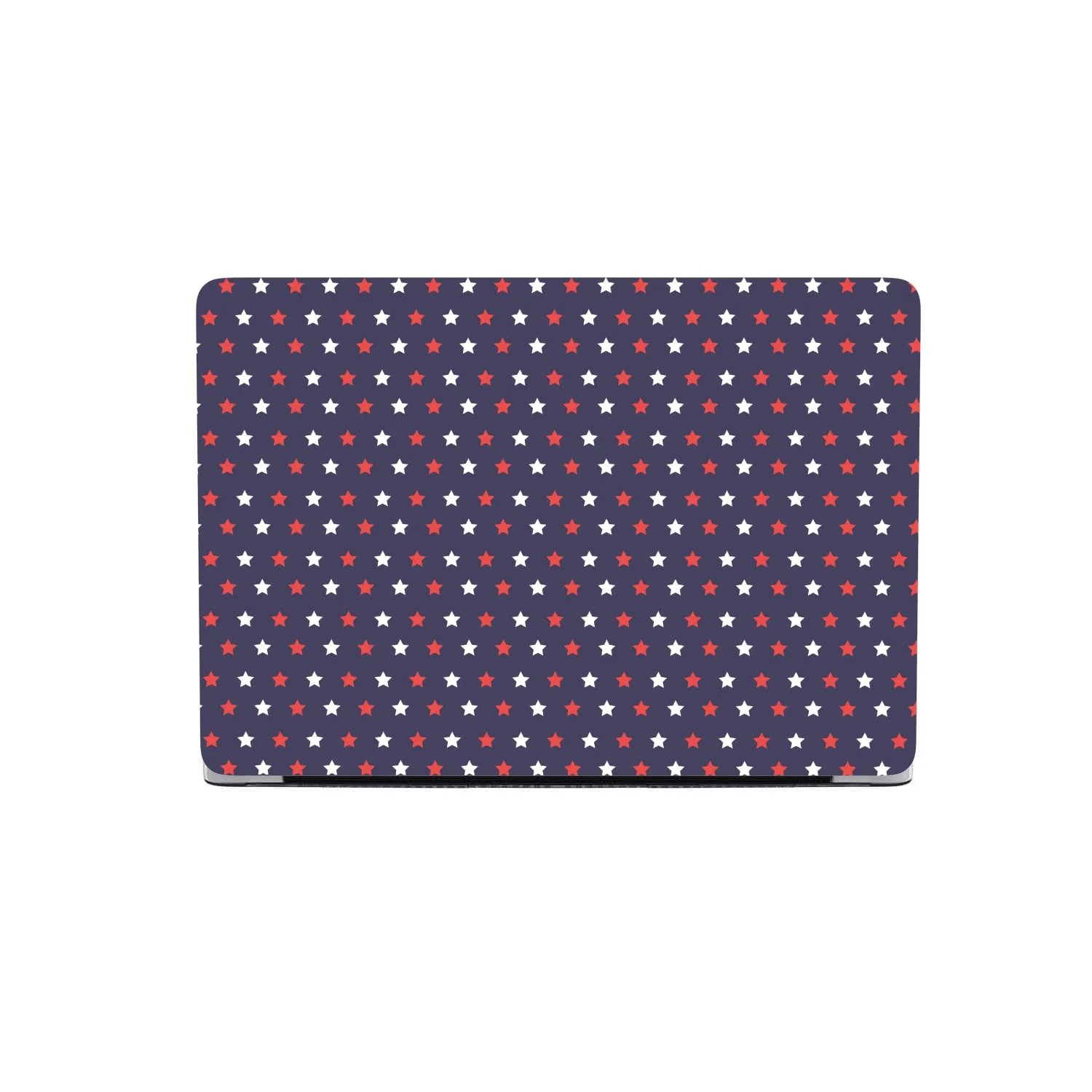 Macbook Hard Shell Case - Red White Blue Stars