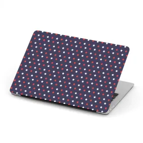 Macbook Hard Shell Case - Red White Blue Stars