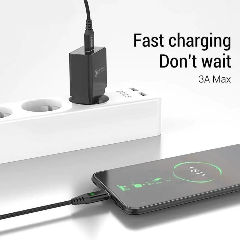 Magnetic Micro USB, Type C, Lightning to USB Cable