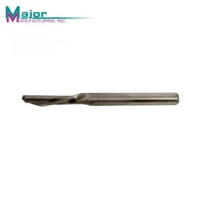 Major Mfg - HIT-45RB4 - Single Flute 1/4" Down Shear Router Drill Bit for Aluminum Doors