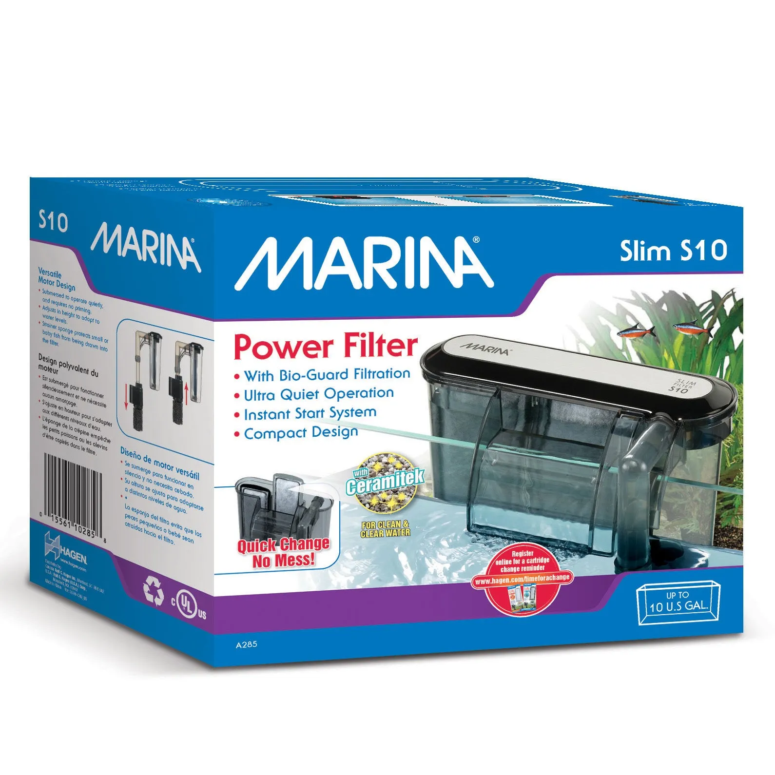 Marina S10 Slim Power Filter