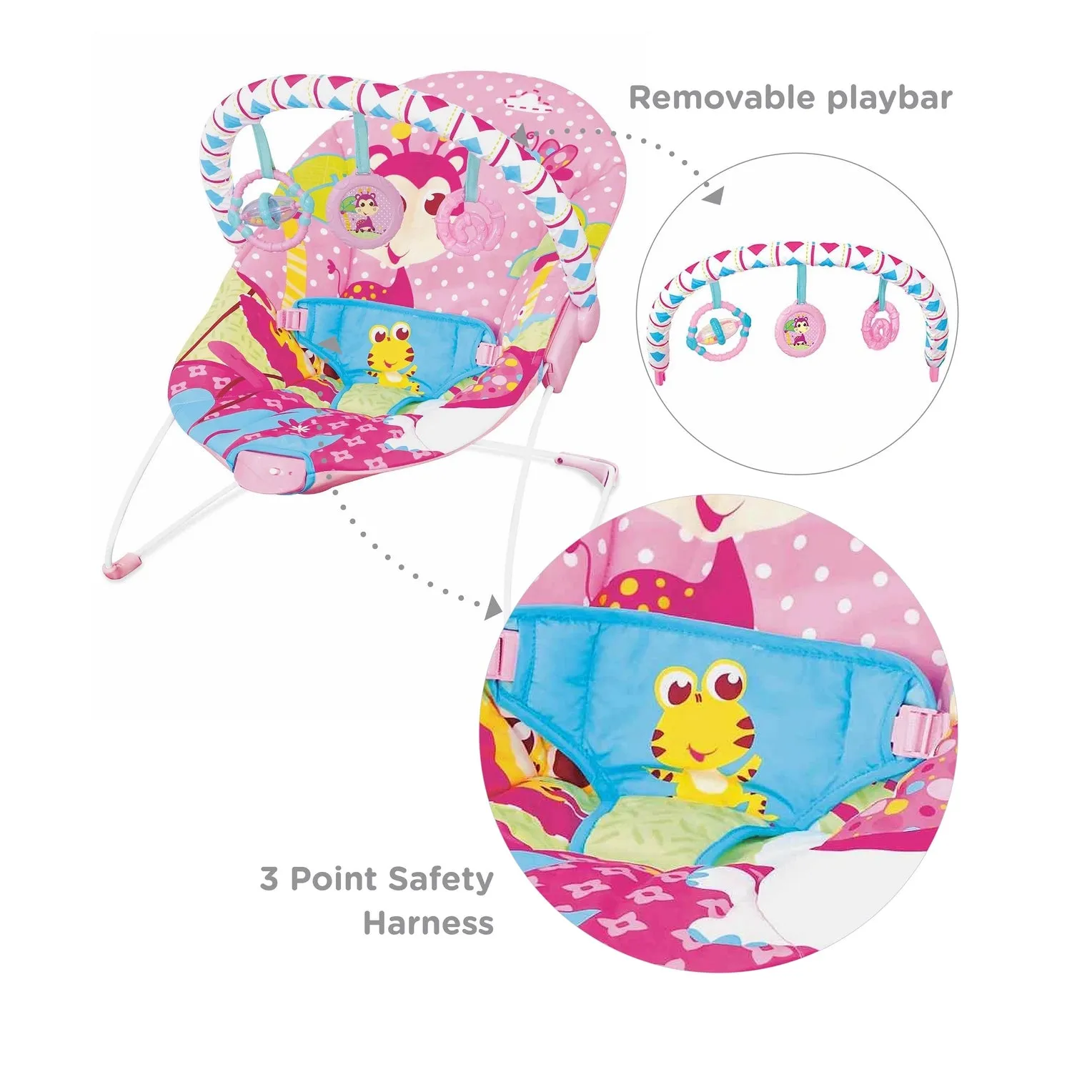 Mastela Soothing Vibration Bouncer (3 to 12 Months)