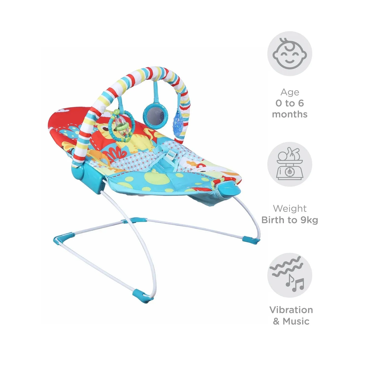 Mastela Soothing Vibration Bouncer (3 to 12 Months)