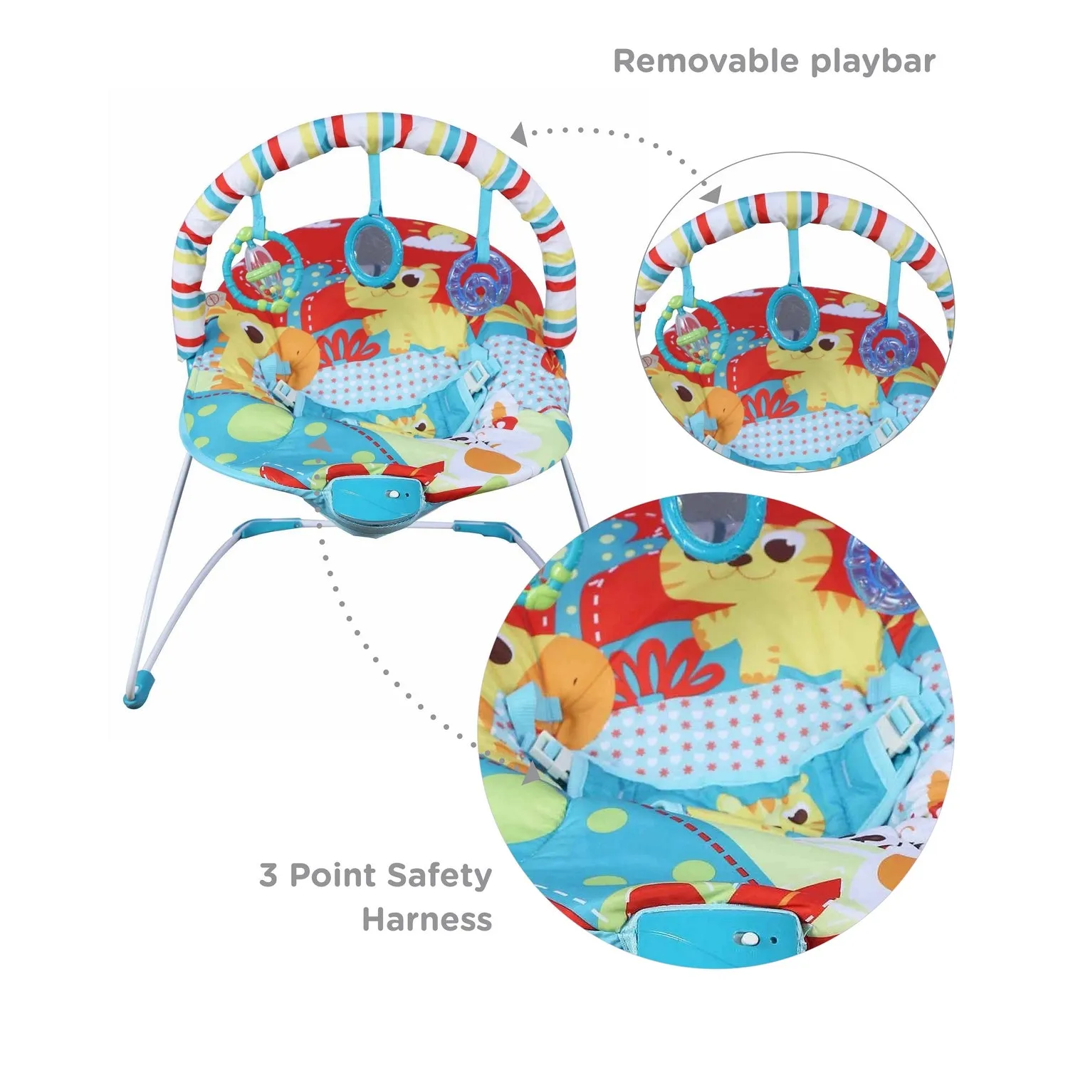 Mastela Soothing Vibration Bouncer (3 to 12 Months)