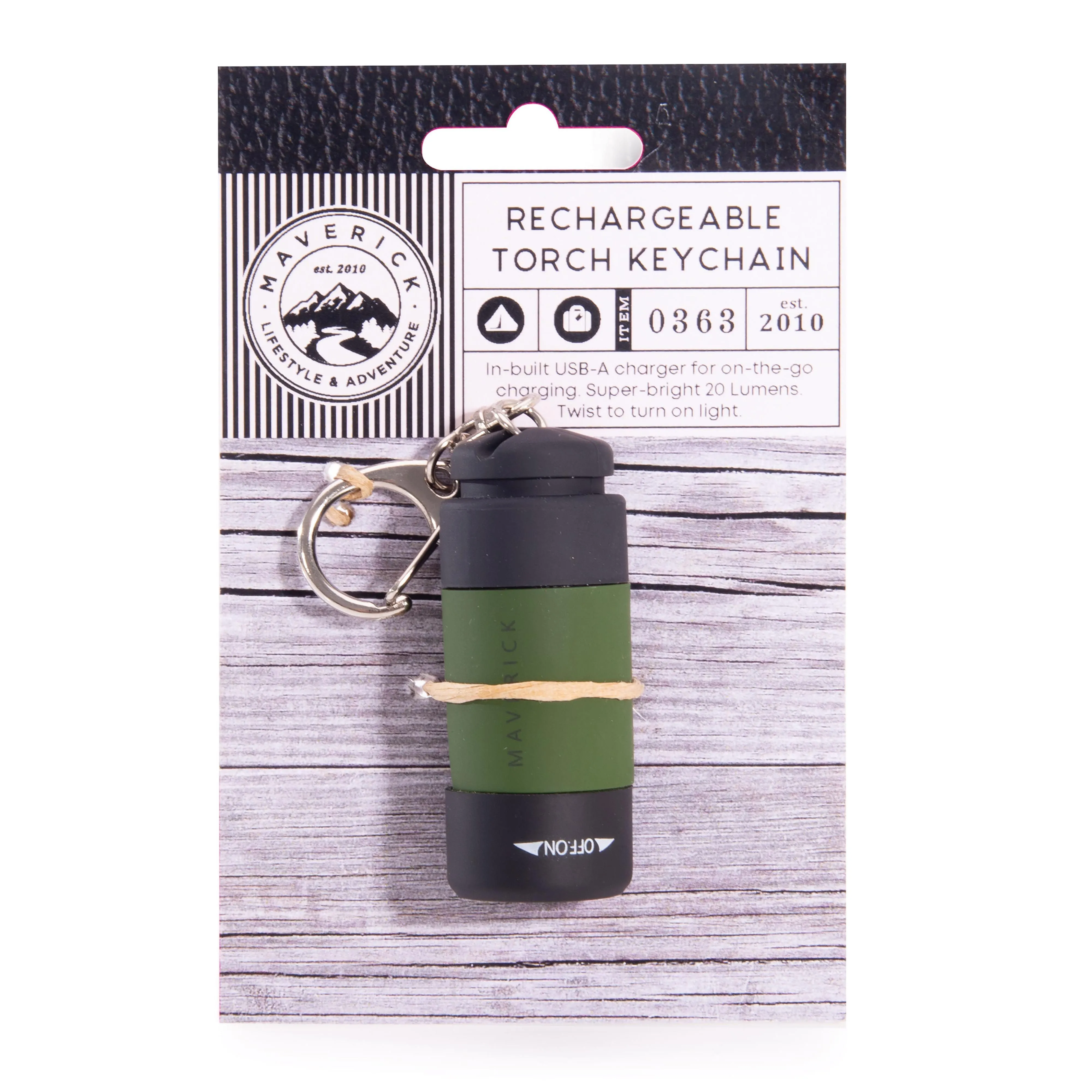 Maverick - Rechargeable Torch Keychain