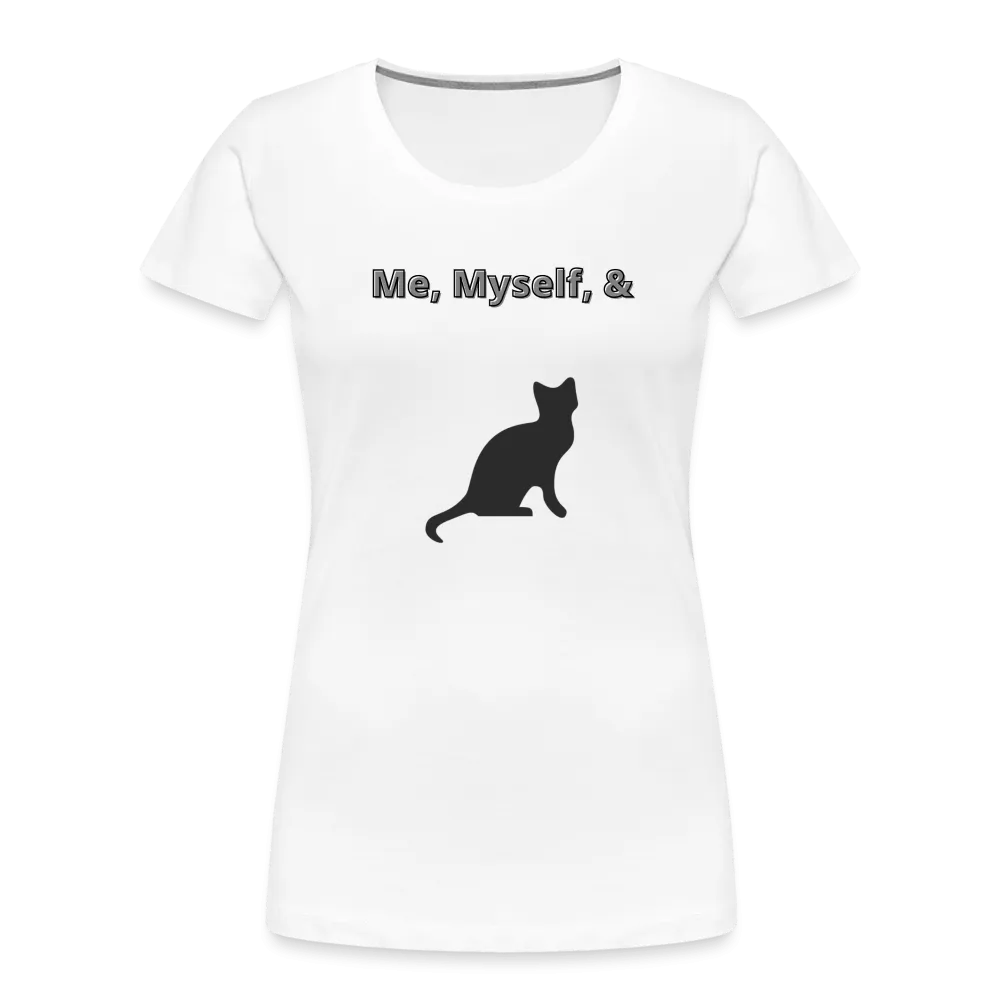 Me, Myself, & Cat Premium Women’s Organic T-Shirt