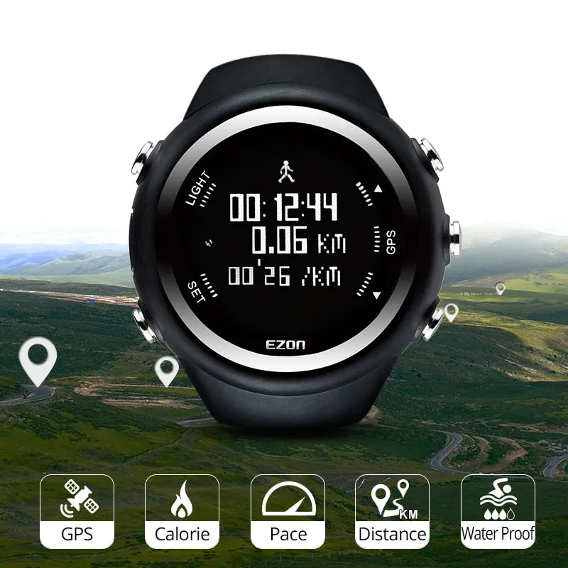 Men's  Digital  Sport Gps Watch