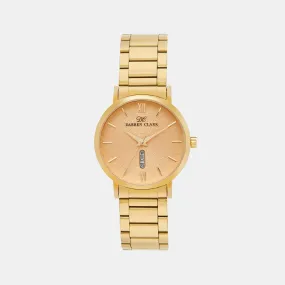 Men's Gold Analog Brass Watch 1002B-M0208