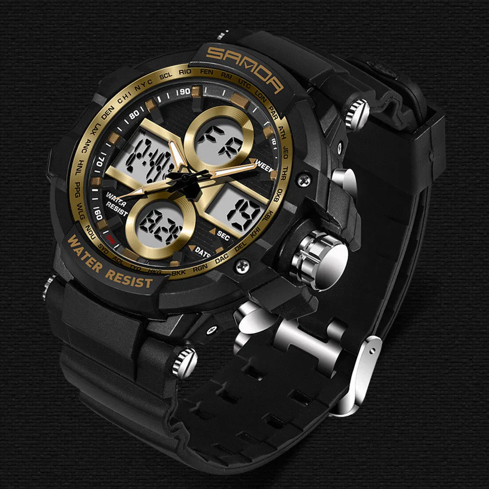 Military Style Waterproof Sports Watch