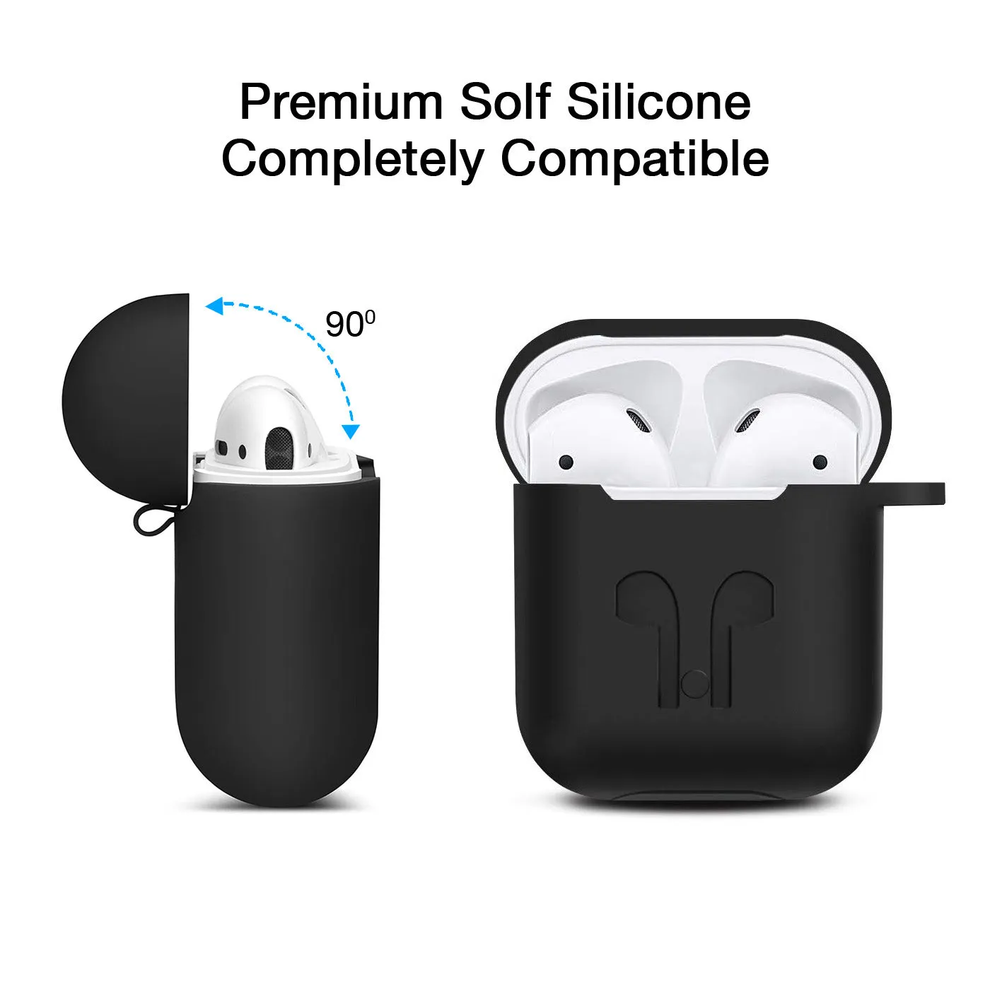 Model: SC001 - Apple Airpod Full Coverage Silicone Protective Case