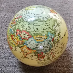 MOVA GLOBE ANTIQUE BEIGE WORLD 6 INCH