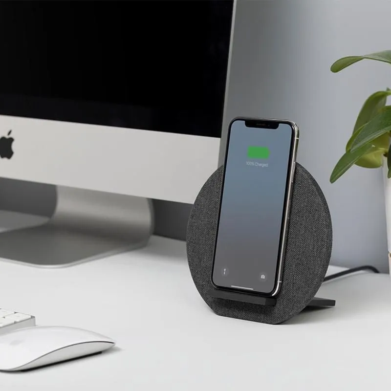 Native Union Dock Wireless Charger 10W Slate - Trådløs Oplader  - Sort