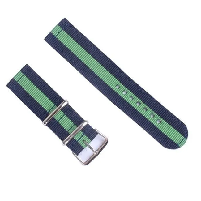 Nato Nylon Watch Straps Compatible with the 3Plus Vibe Smartwatch