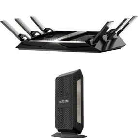 NETGEAR Nighthawk X6S AC4000 Tri-band WiFi Router, Gigabit Ethernet - Black