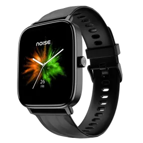 Noise Newly Launched Quad Call 1.81" Display, Bluetooth Calling Smart Watch, AI Voice Assistance, 160 Hrs Battery Life, Metallic Build, in-Built Games, 100 Sports Modes, 100  Watch Faces (Jet Black)