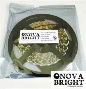 NovaBright NB-5050W-IP20 12V UL Approved 5050SMD LED Strip Light White 6000K IP20 Kit