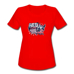 OATH RED Women's Moisture Wicking Polyester T-Shirt