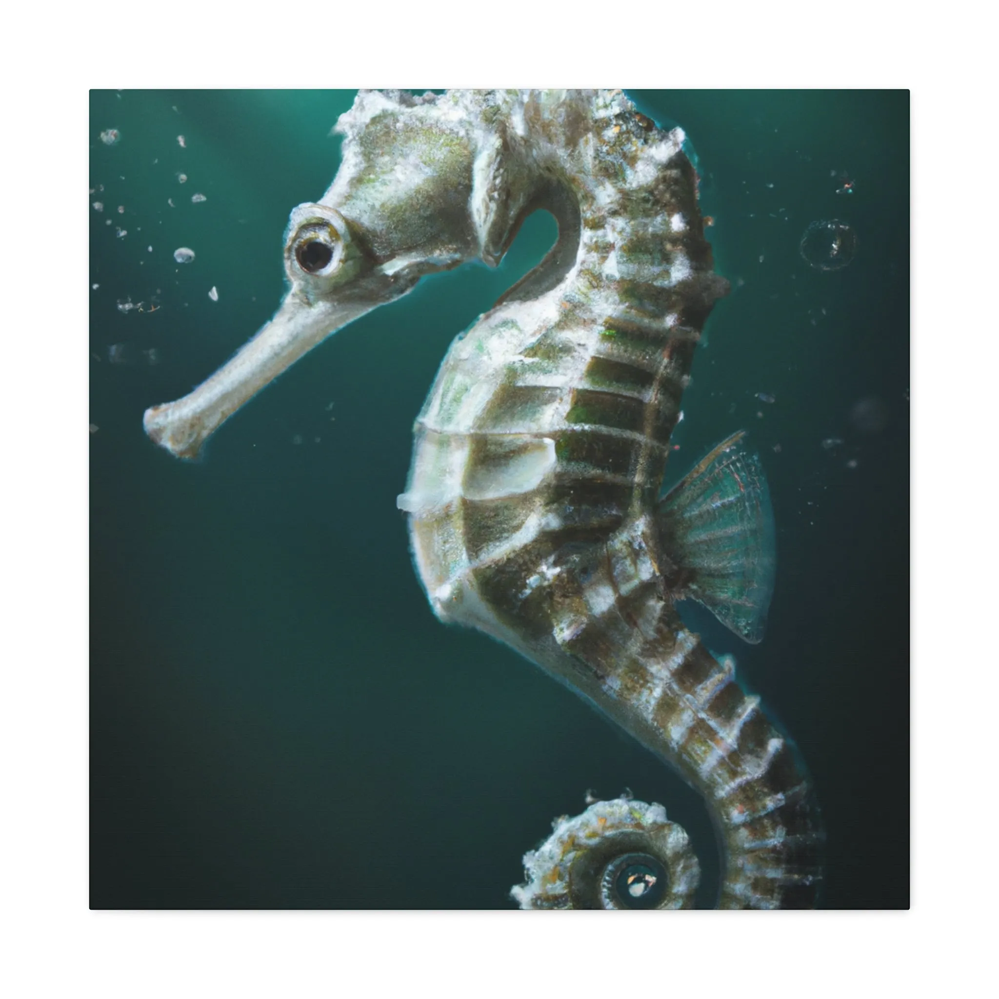 Ocean Seahorse Dreaming - Canvas