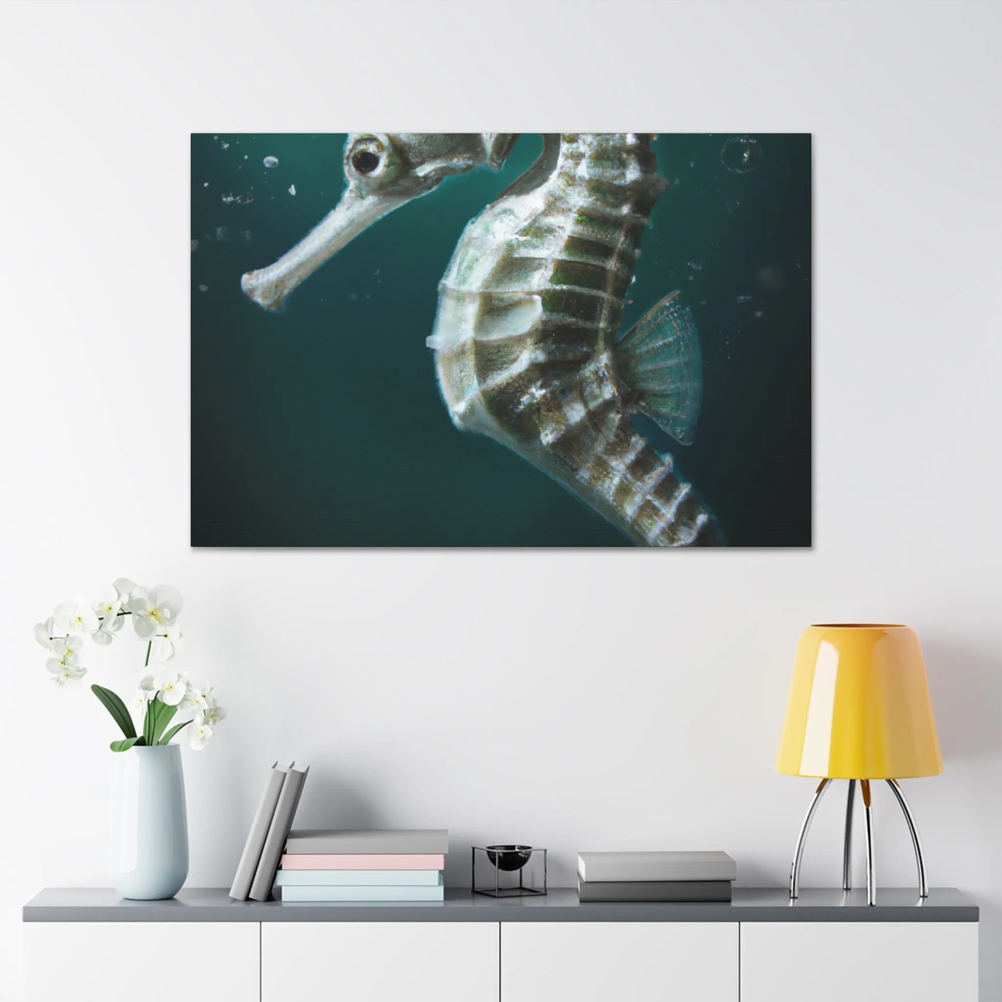 Ocean Seahorse Dreaming - Canvas