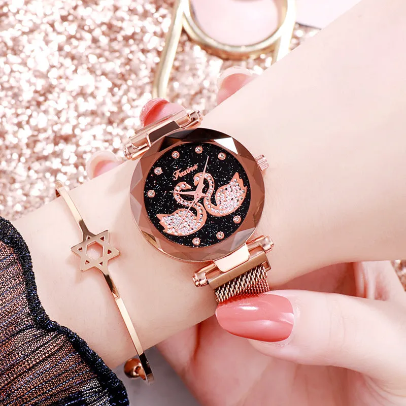 Personality Swan Pattern Women's Watch