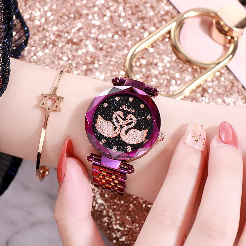 Personality Swan Pattern Women's Watch