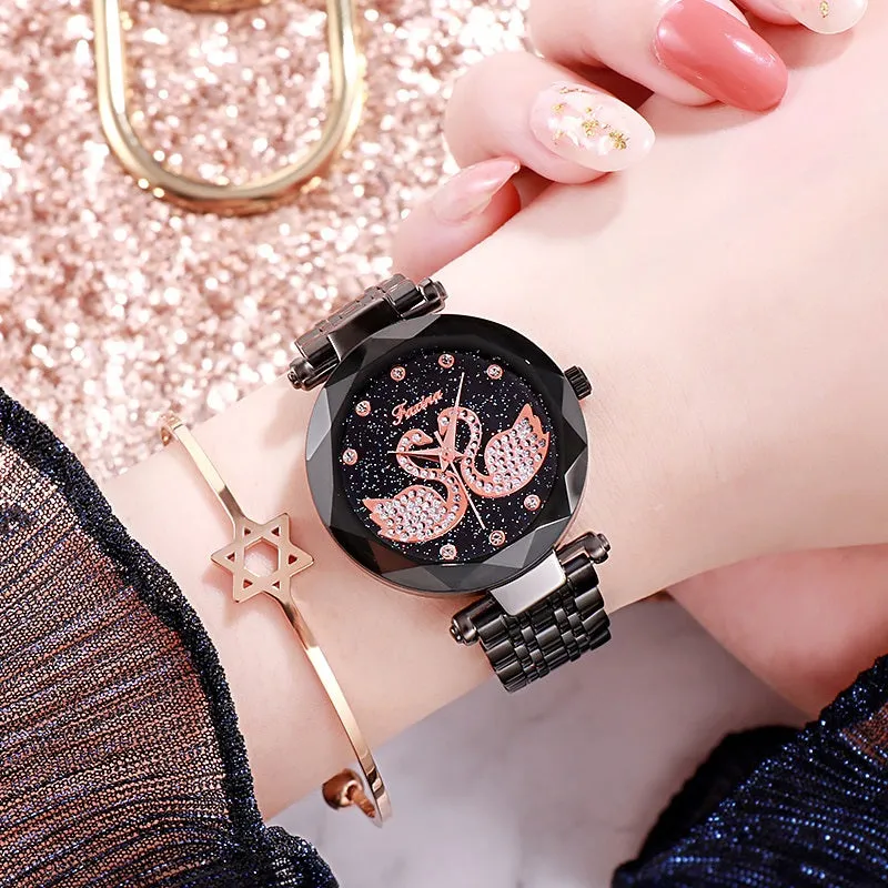 Personality Swan Pattern Women's Watch