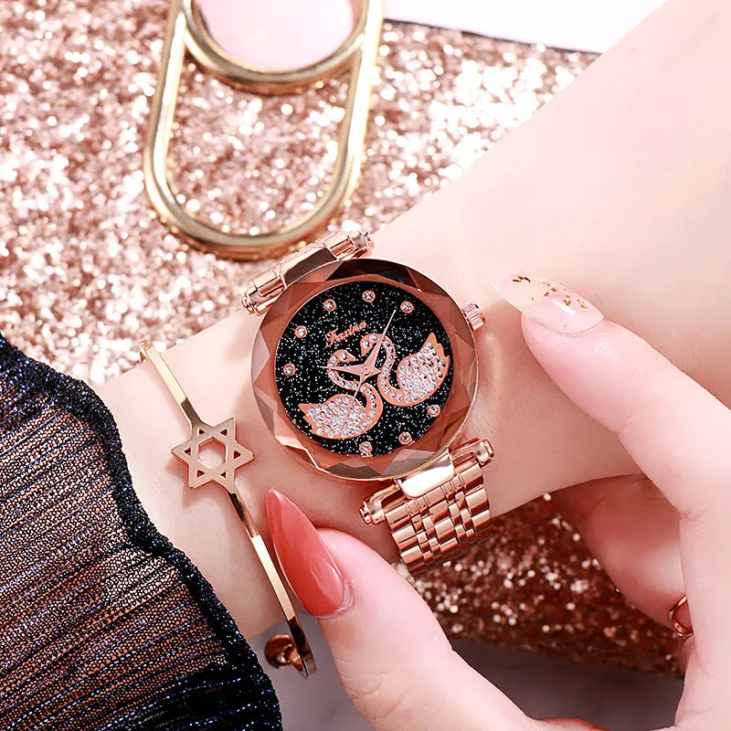 Personality Swan Pattern Women's Watch