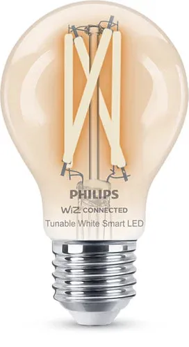 Philips WiZ E27 60W LED Cool white & warm white A60 Non-dimmable Light bulb Pack of 2